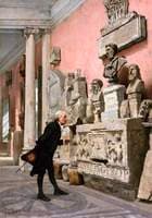 The Archaeologist: Interior at Avignon with a Man Examining Sculpture