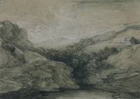 Mountain Landscape with Pool