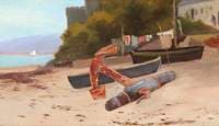 Beach by Conway Castle