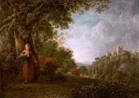 Romantic Landscape with Cattle and a Milkmaid