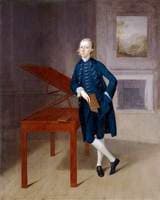 A Young Gentleman at a Drawing Table