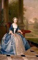 Portrait of a Woman in Light Blue