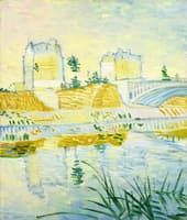 The Seine with the Pont de Clichy