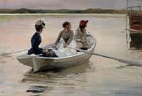 Girls in a Rowing Boat