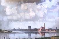 View of King's Lynn over the Harbour, Norfolk