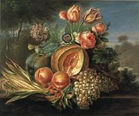 Still Life with Fruit and Flowers