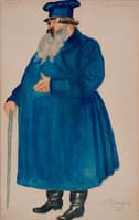 Costume Design for the Merchant Dikoy from Alexander Ostrovsky's Play "The Storm"