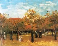 People in the Bois de Boulogne