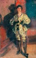 Standing Costumed Figure