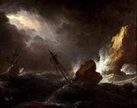 Seascape in Stormy Weather