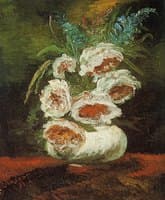 Vase with Peonies