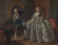 David Garrick and Mrs Pritchard in Benjamin Hoardley's 'The Suspicious Husband'