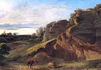 Rocks with Cattle Grazing
