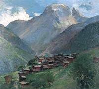 The Sasseneire and Val de Moiry, Grimentz, Switzerland