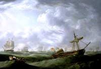 Loss of HMS 'Ramillies', September 1782: Ship Abandoned in Abating Storm