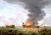 The 'Quebec' and 'Surveillante' in Action, 6 October 1779