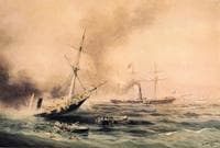 Battle of "Kearsarge" & "Alabama" 1892