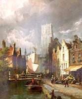 Scene in Rotterdam, The Netherlands