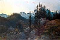 Dawn Souvenir of the Alps