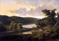 A View of the Flat Rock on the Schuylkill, near Philadelphia
