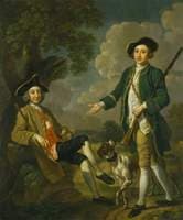 Two East Anglian Gentlemen with a Pointer