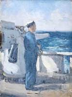 Defensively Equipped Merchant Ship Gunner