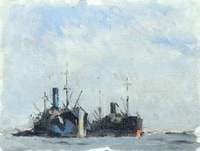 Two Steamships, One Dazzled