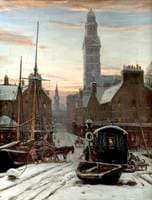 A View of William Street from Mid Quay, Greenock