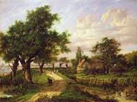 A Farmstead by a River