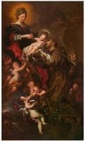 Madonna and Child Adored by Saint Francis of Assisi