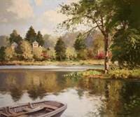The Lake at Mount Stewart with Tir Nan Og
