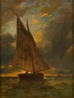 Yacht at Honfleur