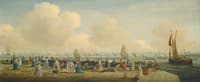 King George III Reviewing the Fleet at Spithead, off Portsmouth Harbour
