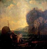A Boat at Sea