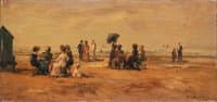 The Beach at Trouville