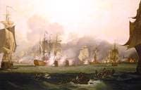 The Battle of Trafalgar, 21 October 1805