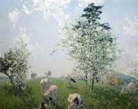 Silver, Blue and Green