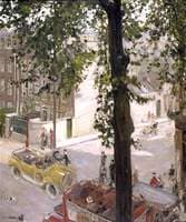 A Street Scene in Chelsea, London