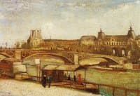 The Pont du Carrousel and the Louvre