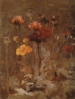 Scabiosa and Ranunculus