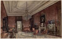 Red Salon at the Palais Chotek in Vienna