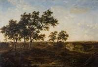 Landscape with Cottage and Figures