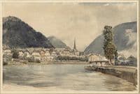 Ischl mit Kirche