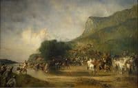Arabs on The Way to the Pastures of the Tell
