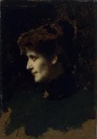 Study Portrait of Mlle Gadiffet-Caillard