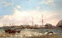 Prince Albert visits Three Iron Steam Ships