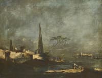 Capriccio Landscape with an Obelisk