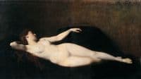 Woman on a Black Divan