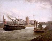 'The Snowdrop' with the Directors of the Manchester Ship Canal....