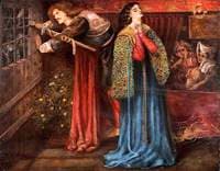 Sir Launcelot in the Queen's Chamber (after Dante Gabriel Rossetti)
